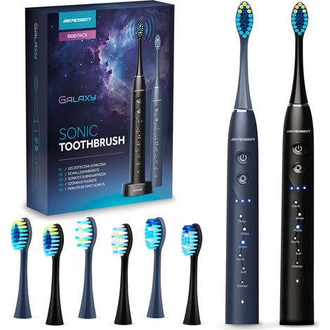Berdsen Galaxy Duo cepillo de dientes sónico, juego de 2 (1/5)