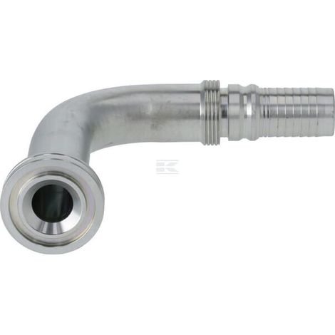 Racor de prensado 4SH-DN25 con brida SAE 酶47,6 mm a 90掳 H125 ALFAGOMMA SFSH251690H125G2 (1/3)