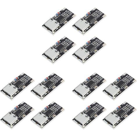 12 Stück USB-C PD Trigger Board Module PD/QC Decoy Board Charge Rapide USB Type-C Vers 12VPower Delivery Boost Modul