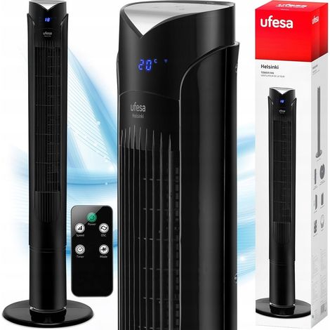 Ventilateur colonne Ufesa, sur pied, silencieux, circulateur d'air (1/5)