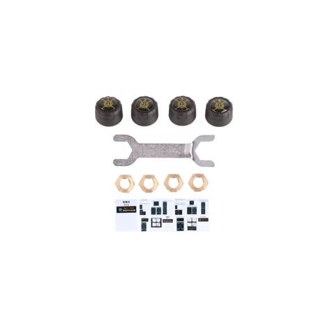 Capteur de pression des pneus Bluetooth 5.0, surveillance en temps réel, compatible avec Android et IOS, étanche IP67