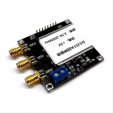 SI5351 2,5 kHz–200 MHz Taktsignalgeneratormodul, Hochfrequenz-Rechteckwellengenerator mit STM32 und TFT-Bildschirm für DIY-Projekte (1/5)
