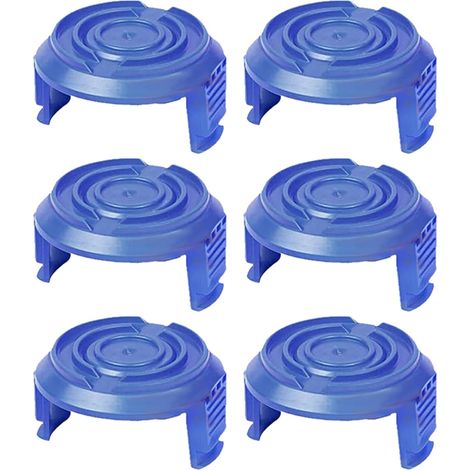 Ensemble de 6 protections de bobine, en ABS, compatibles avec Mac Allister MGTP, protection de rechange pour coupe-bordures et entretien extérieur.-AquaForge (1/5)