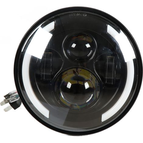7-Zoll-LED-Halo-Scheinwerfer, rund, zweifarbig, Tagfahrlicht, universelles Ersatzteil für Road Star VStar 650 Royal Star (1/5)