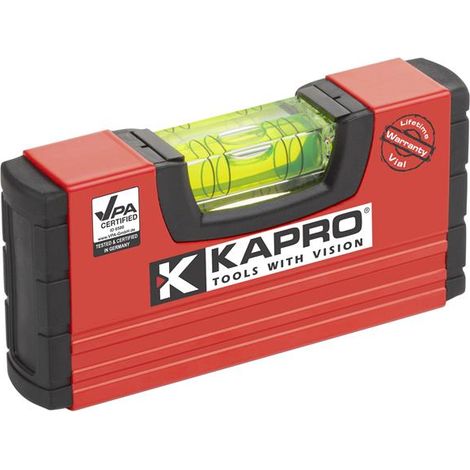 Kapro K246 10cm Handy Spirit Level with Vial for Precise Measurements (1/5)
