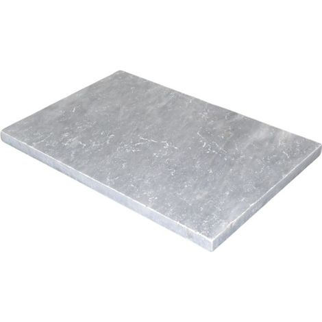 Dallage en pierre naturelle Marbre Gris Vieilli 61x40,6x3 cm (1/4)