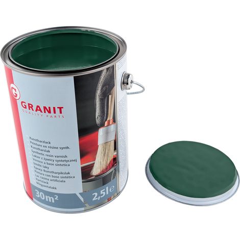 Vernice verde muschio RAL 6005 NOPOLUX WILKKENS GRANIT lattina da 2,5 l (1/2)