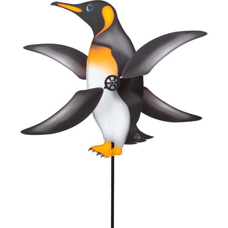 Element décoratif de jardin hq-invento paddle spinner pingouin résistant intempéries