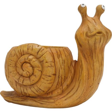 Jardinière Succulente Escargot, Mini Pot De Plante Animale En Résine Pot De Fleur En Résine, Décor De Jardinière Succulente Mignonne Pour Bureau À Domicile (1/5)