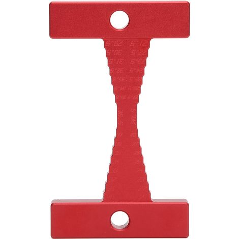 Jauge de profondeur bois 21/36.5mm pour scie à table, mesure de hauteur et gravure, outil de précision réglable (1/5)