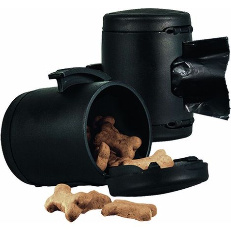 Dispenser di Buste per Animali Domestici Flexi Multibox Grigio Plastica Snacks