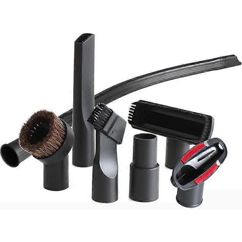 Kit d'accessoires 7 en 1 pour aspirateur : brosse, embout, suceur plat, outil pour escaliers, 32 mm et 35 mm, durable et fiable. (1/5)