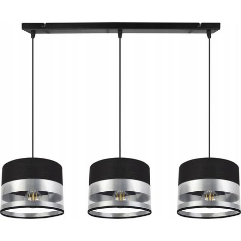 LÁMPARA DE TECHO MODERNA COLGANTE PANTALLA LED CROMADA