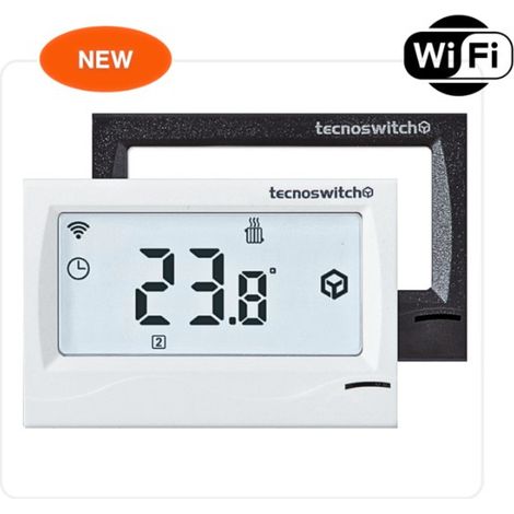 Termostato Touch Programmabile Da Incasso 230V Wifi (Tecnoswitch Cod. Te715Vu)