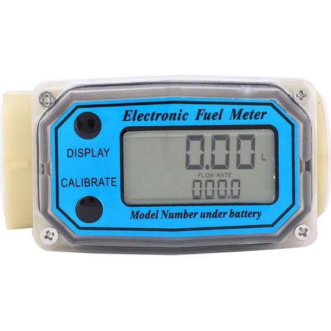 Débitmètre numérique miniature à turbine pour diesel : 0–90 l/min, 25–150 l/min, 35–250 l/min, 1 pouce NPT (1/5)