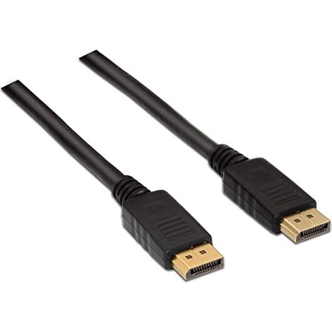 AISENS A124-0130 - Câble 4K (3m, 60Hz, DP/M-DP/M, pour écran ou TV) Couleur Noir