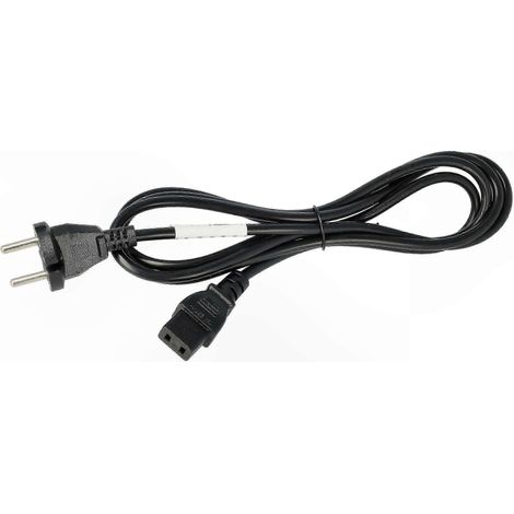 Câble d'alimentation C9 pour pianos numériques et claviers, 2 mètres, prise Schutzkontakt, compatible avec de nombreux modèles, cordon secteur robuste et fiable. (1/4)