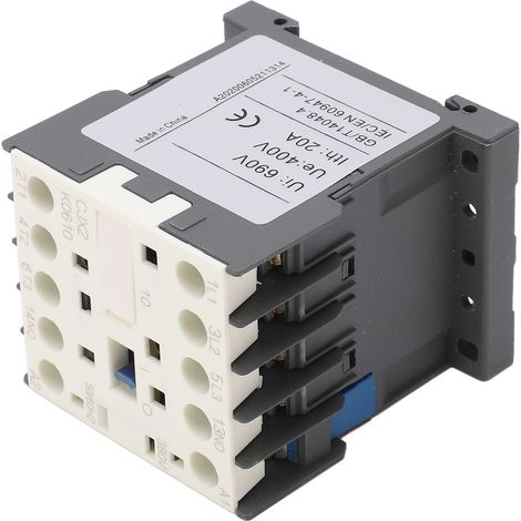 Contacteur AC Haute Sensibilité Industriel Électrique à Contacts en Argent Épaissi 380V 6A (1/5)