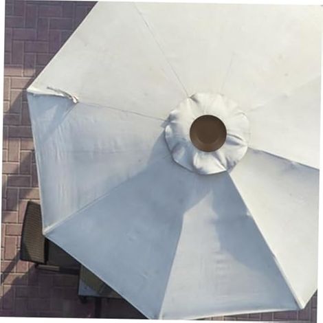2 PièCes Capuchons SupéRieurs Pour Parasol ExtéRieur Couvercles De Pointe En Plastique Gris Clair Embouts De Remplacement Adaptables Pour RéParation De Parapluie (1/5)