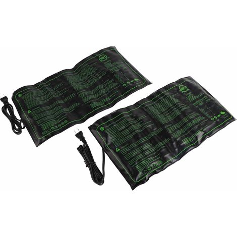 Lot de 2 tapis chauffants étanches pour semis, germination et croissance des plantes, température constante, prise US 100-120 V (1/5)