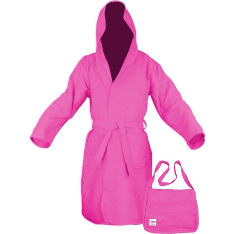 ACCAPPATOIO tecnico KIDDY bimbo BAMBINO RAGAZZO IN MICROFIBRA ROSA 12-14 ANNI