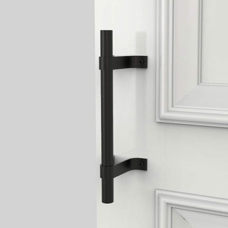 Poignée de Porte, Matériel de construction Construction Coulissante de Grange Vintage Tirer pour le Matériel de Meubles d'armoire de Placard(Noir) (1/5)