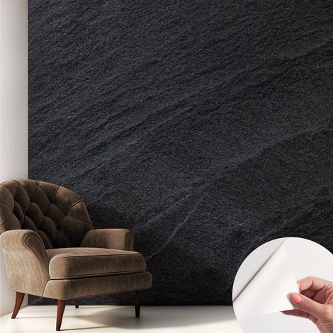 Tapete adhésive moderne pour salon et chambre à coucher Décoration rapide avec colle Élégance de la pierre 250x250 cm (1/5)
