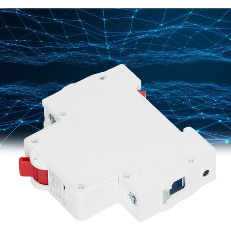 Disjoncteur miniature DZ47-63Z C25 DC 250V 1P (disjoncteur CC) pour systèmes photovoltaïques. Disjoncteur 25 A, montage sur rail DIN, pouvoir de coupure basse tension de 6 000 A. (1/5)