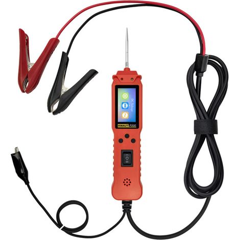 P100pro/P200 Multifunction Automotive Circuit Tester - 12V/24V DC Voltage Detector, Polarity and Continuity Tester for Electrical Diagnostics - Compact & Portable (1/4)