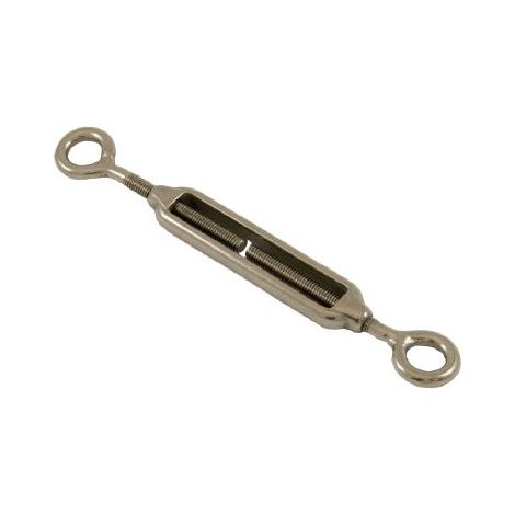 Tendeur inox oeil oeil - Diamètre : 6mm
