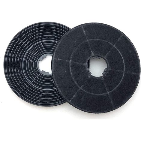 2 Aktivkohlefilter (1 Paar) für BOSCH Dunstabzugshauben DWK065G60, DWK065G20, DWK095G60 Umluftbetrieb