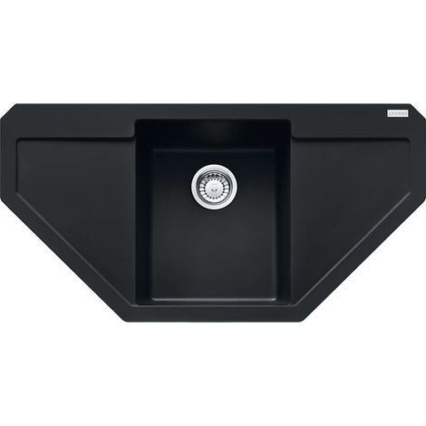 Franke Maris - Fregadero de fragranite MRG 612 E, 96x50 cm, negro mate 114.0637.572