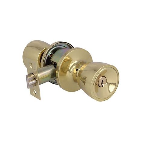 AMIG pomo 600 latonado pulido 11109 entrada c/ llave juego , Juego de pomos Mod.600 tipo copa con picaporte de entrada 60/70 mm incluido. Picaporte de canto cuadrado con sistema an