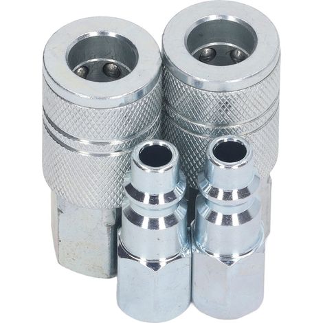 Kit adaptateur pour outils pneumatiques de type américain 3/8" NPT, raccord rapide pour tuyau d'air, kit de connexion pour accessoires de compresseur d'air industriel I/M (1/5)