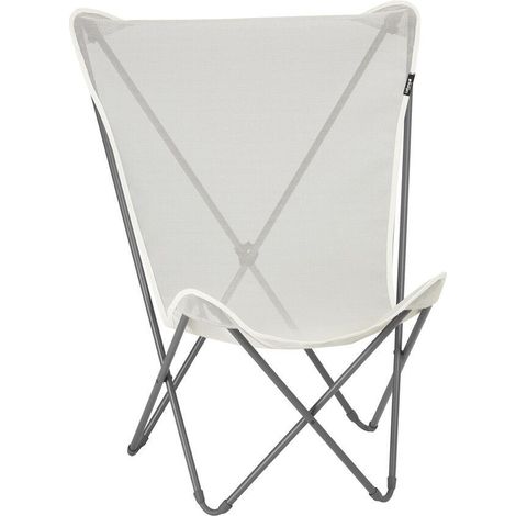 Butterfly Chair - Maxi Pop Up - Batyline® Iso - Beige Seigle - Lafuma Mobilier