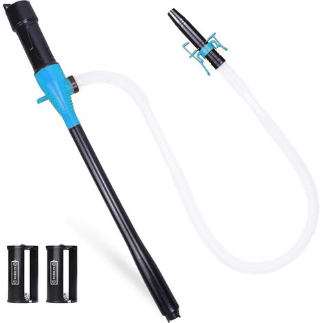 Geeignete Wasserpumpe, batteriebetriebene Flüssigkeitspumpe und Benzinpumpe 9,5 l/min (extra langer Schlauch & feste Düse)