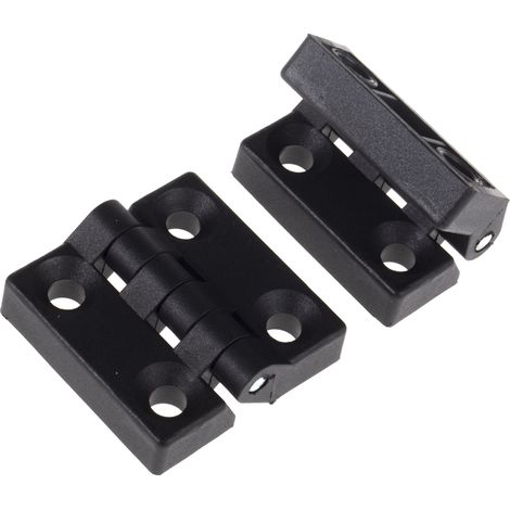 Charnière en Nylon, 48mm x 48mm x 10.5mm ( Prix pour Paquet de 2 ) (1/3)