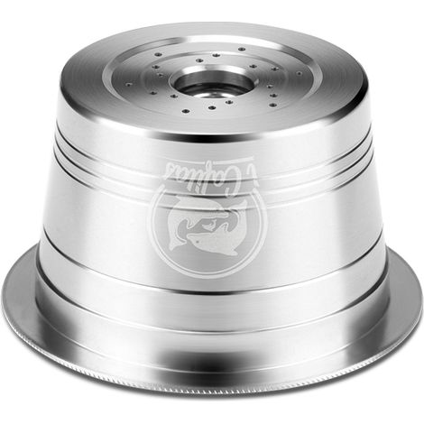 Capsules Réutilisables Inox 304 pour K-fee Caffitaly Tchibo Cafissimo - Avec Cuillère et Brosse de Nettoyage (1/5)