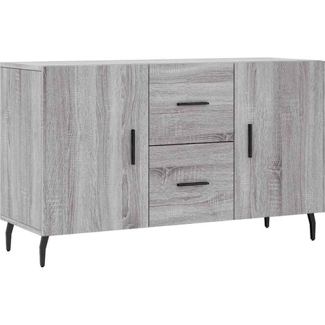 Maison Exclusive - Credenza Grigio Sonoma 100x36x60 cm in Legno Multistrato (1/5)