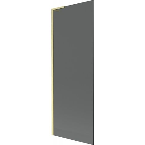 Mexen Next L Badewannenabtrennung 1-flügelig 70 x 150 cm, grafit, gebürstetes Gold - 895-070-000-03-40-55 (1/5)