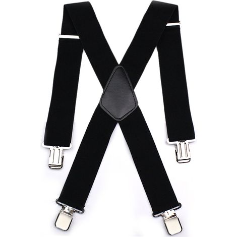 Herren-Motorradhose, 50 mm breit, verstellbar und elastisch, mit X-förmigem Bund