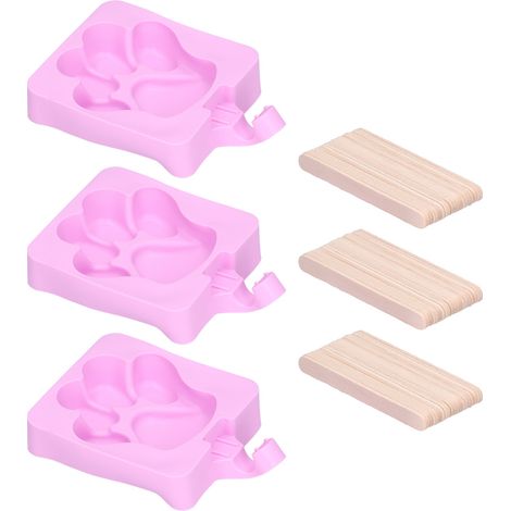 Moule à Glace en Forme de Griffes de Chat - 3 Pièces Silicone pour Barres Glacées et Gâteaux (1/5)