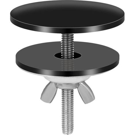 Couvercle Trou Robinet Noir, 5 cm Acier Inoxydable Couvercle Trou Robinet Évier Cache Trou pour Évier Étanche Couvercle Évier Cuisine Noir pour Bouchon de Trou de Robinet d'Évier (1/5)