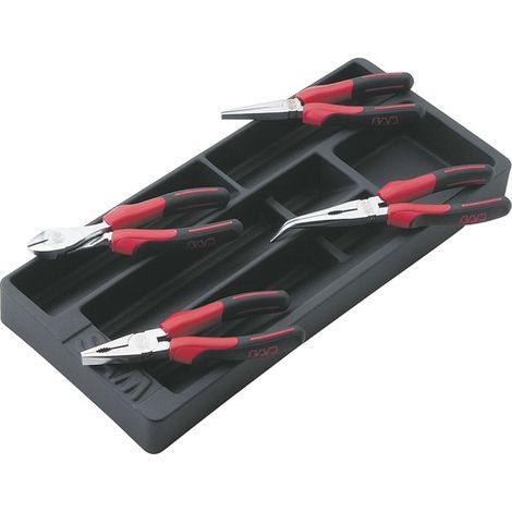 Pinces universelles, Pinces coupantes, Pince à bec demi-rond, Pinces à bec long SAM 4 pièce(s) ( Prix pour 1 )