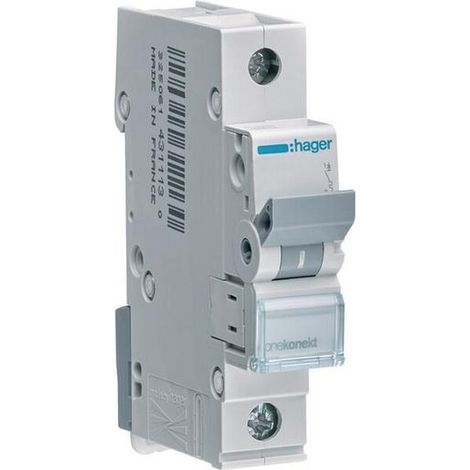Hager LS-SCHALTER 1P  16A-C 6KA 1PLE (MCN116)