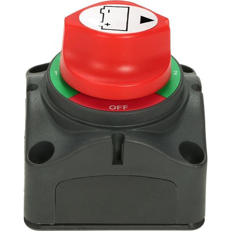 Interrupteur sélecteur de batterie double 12V/24V 300A, commutateur principal 4 positions pour voiture et camping-car (1/5)