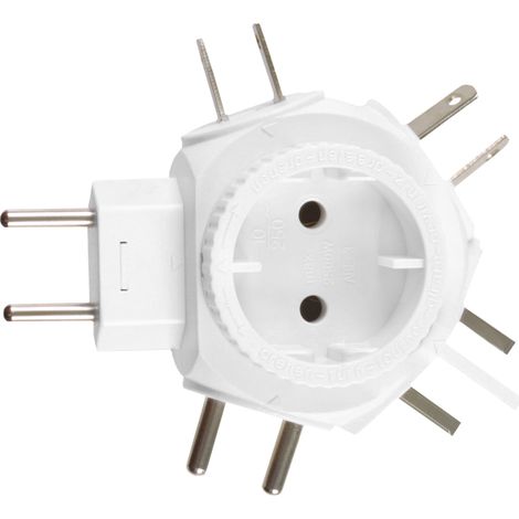 ADAPTADOR MULTIPLE 3212 BLANCO (D) - AMIG