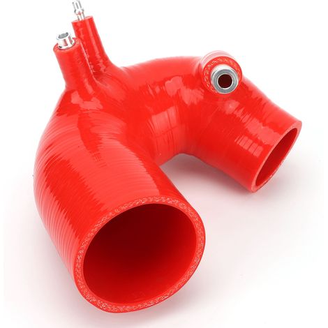 Tuyau d'admission silicone rouge pour Fiat Abarth 500 595 695 1.4 TurboJet 2008-2023, kit de remplacement flexible haute performance (1/5)