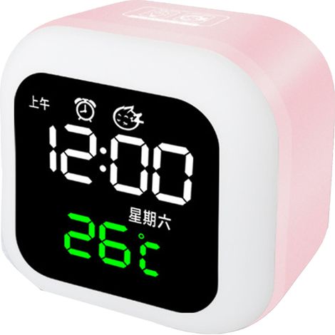 LED avec veilleuse rechargeable par USB design miroir lampe (1/5)