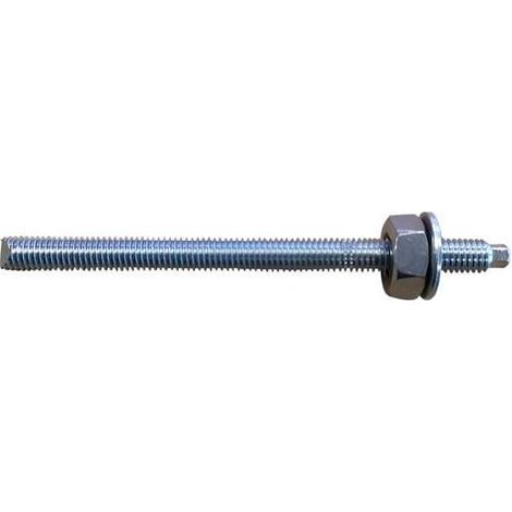 6 Tiges Filetées Inox A4 avec Écrou et Rondelle Stm - M24x300 mm - D-Work